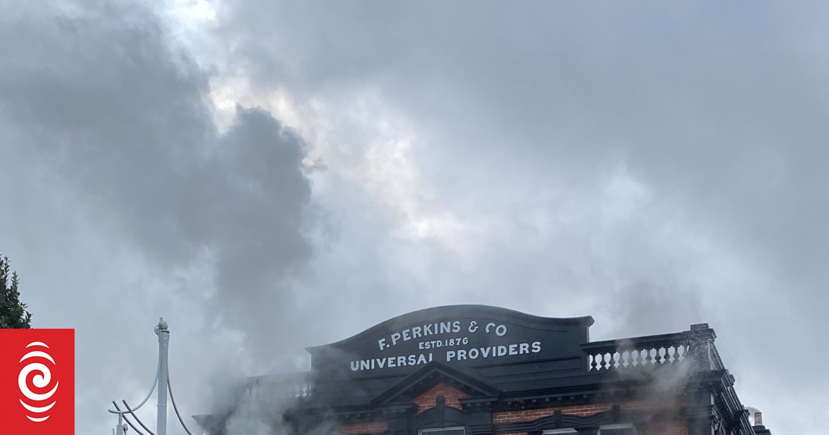 Auckland fire: Historic Pukekohe building goes up in flames - Vimarsana News