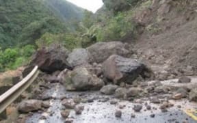 The latest slip in the Manawatu Gorge.