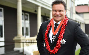 Sir Michael Jones after being Knighted
