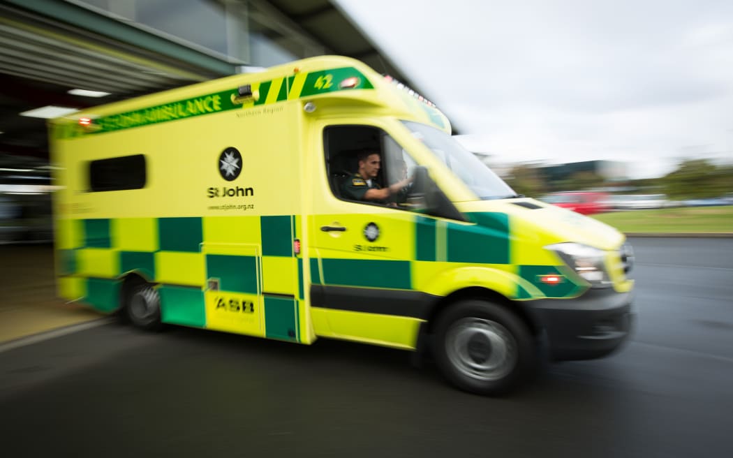 A St John New Zealand ambulance