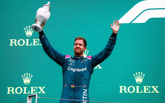 Sebastian Vettel GER, Aston Martin.