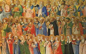 The Forerunners of Christ with Saints and Martyrs - Fra Angelico (1420s)
