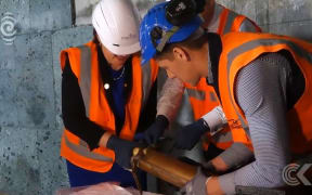 Decades old time capsule opened in Wellington
