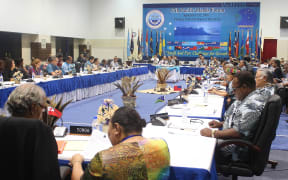 Plenary session of Pacific Islands Forum in the Federated States of Micronesia