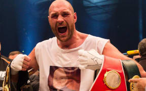 The new heavyweight boxing champion Britain's Tyson Fury.