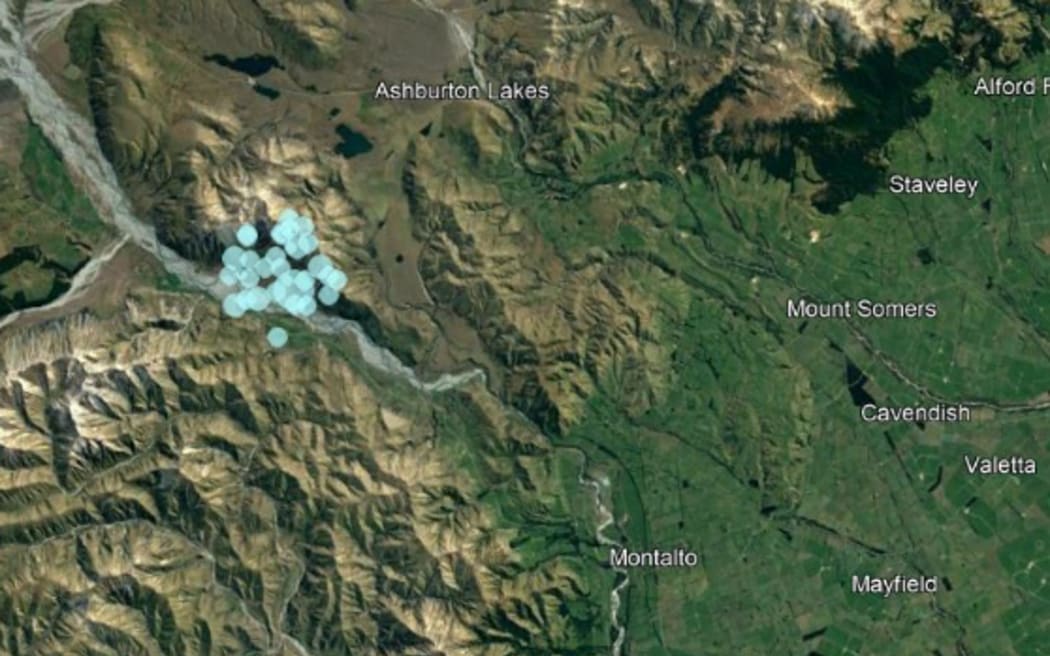Image shows the strong 6.0 magnitude earthquake and aftershocks that struck on 20 September 2023.