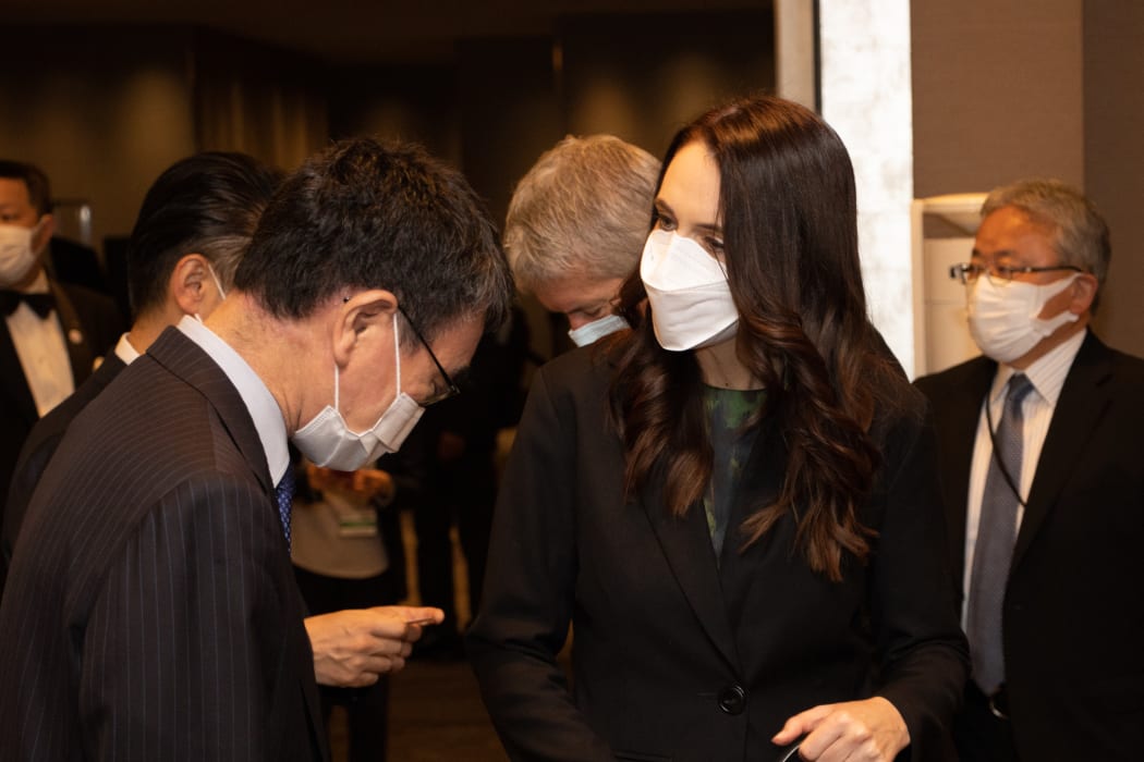 Prime Minister Jacinda Ardern at a Parliament Breakfast in Japan.