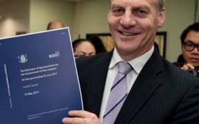 Bill English says the Government remains on target to return to surplus in 2014-15.