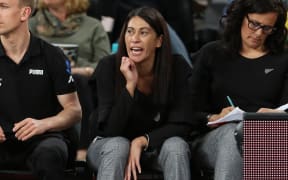 Silver Ferns coach Noeline Taurua during the Quad Series between New Zealand and Australia