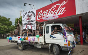 Global heavyweights like Coca-Cola have a foothold around the Pacific, such as here in a town on Papua New Guinea's Rabaul.