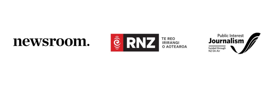 Newsroom, RNZ and PIJF logos