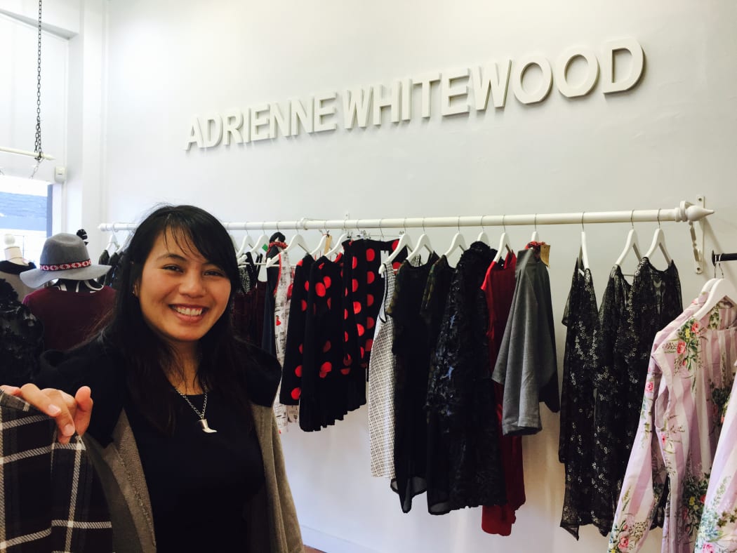 Adrienne Whitewood at her boutique store, Ahu.