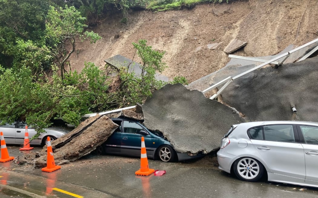 Wellington landslides 670 slips in seven weeks RNZ News