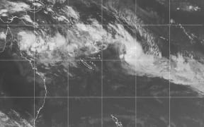 Satellite image of Tropical Cyclone Josie