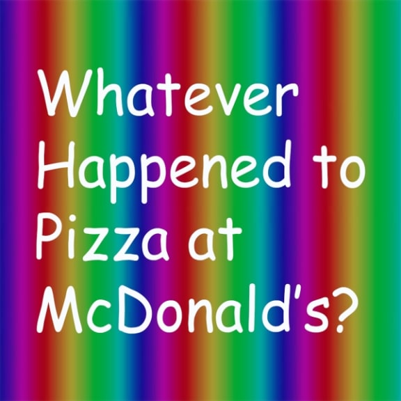 Whatever Happened To Pizza At McDonald's logo (Supplied)