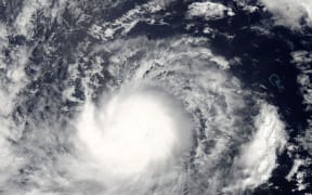 Tropical Storm Dolphin before it develops into a Typhoon off Guam