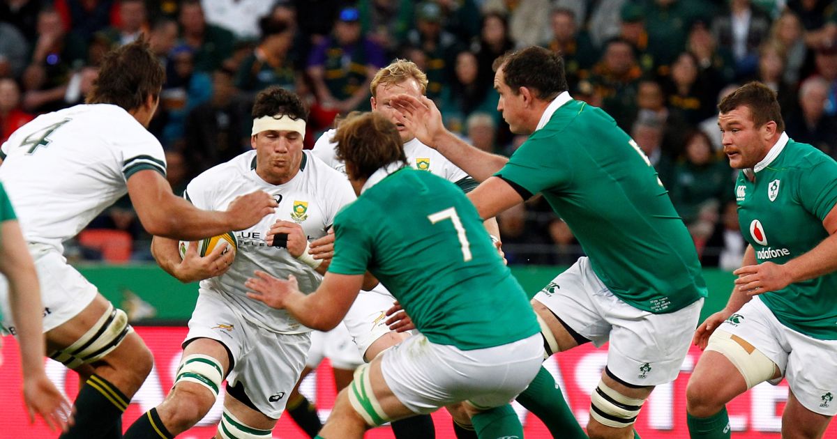 Ireland outlast South Africa to win 19-16 in bruising battle