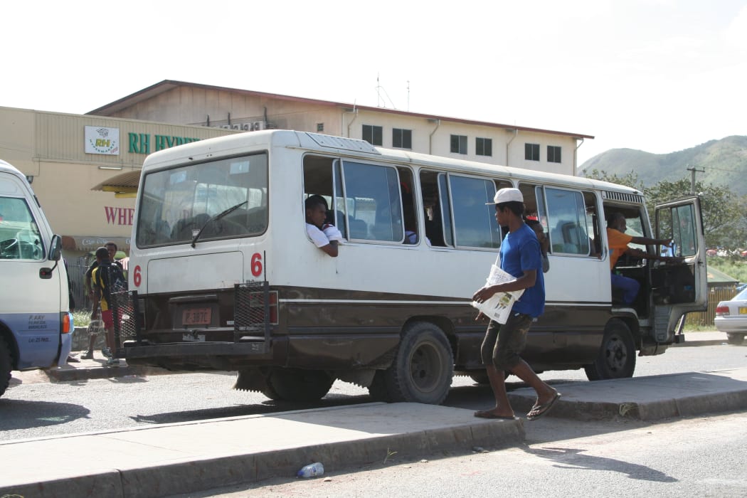Public transport, buses, Papua New Guinea.