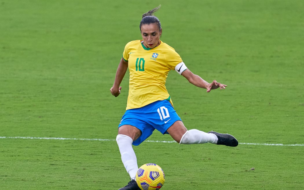 Brazil football legend Marta