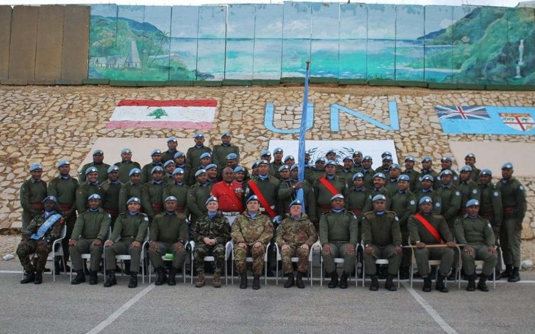 Fijian troops in south Lebanon