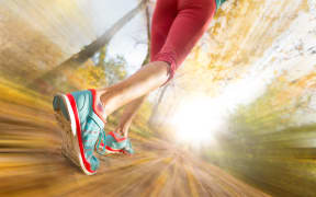 Female runner. Fitness exercise. file photo.