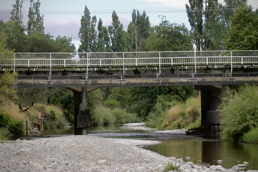 The southbound part of Masterton's Colombo Bridge, which spans the Waipoua River, is slumping and has been fitted with a monitoring system to alert the council should it slump further before it can be repaired.