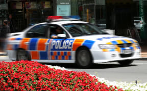 Police car in Wellington
