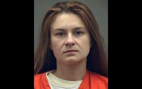 This August 17, 2018, photo shows Maria Butina's booking photograph when she was admitted into the Alexandria Detention Centre.