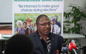Papua New Guinea's Electoral Commissioner Patilias Gamato.