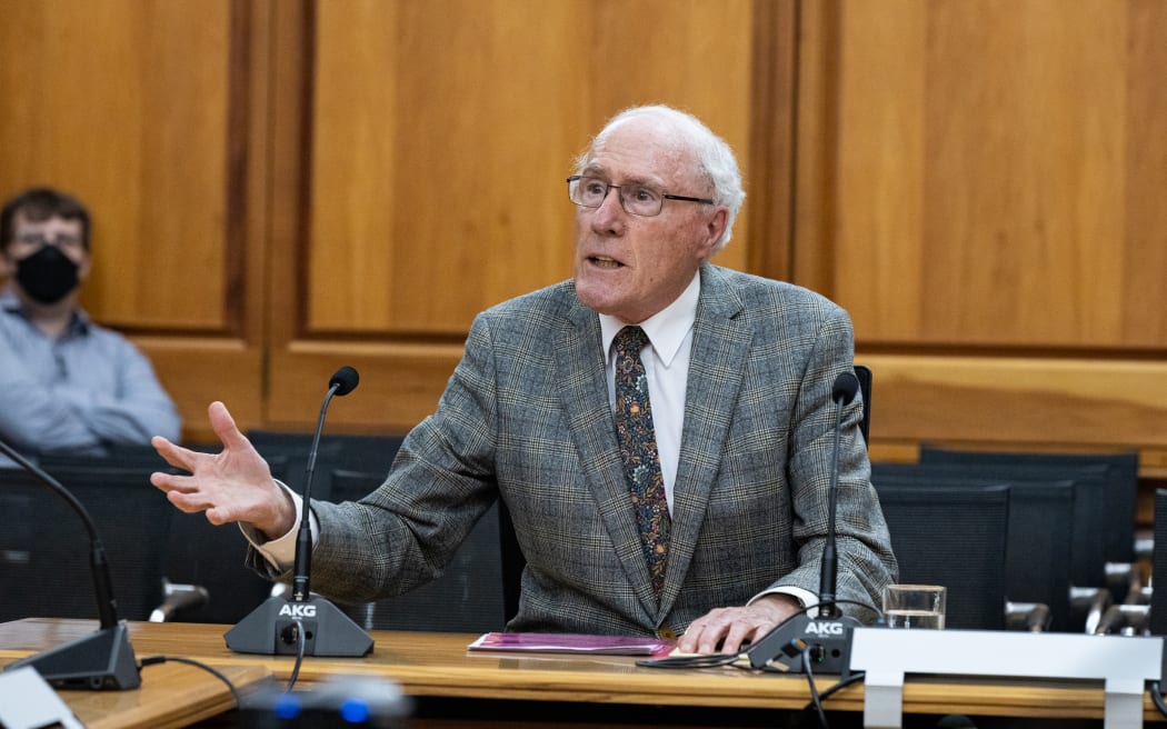 Parliament's Standing Orders Committee hears evidence from a submitter, the former Prime Minister Sir Geoffrey Palmer for the 2023 Review of Standing Orders.