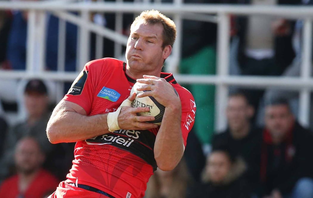 The former All Black Ali Williams playing for European Champions Toulon.