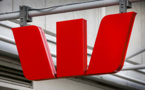 Sign for Westpac Bank.