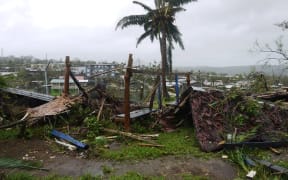 View of the destruction wrought by Pam in Vanuatu's capital Port Vila.