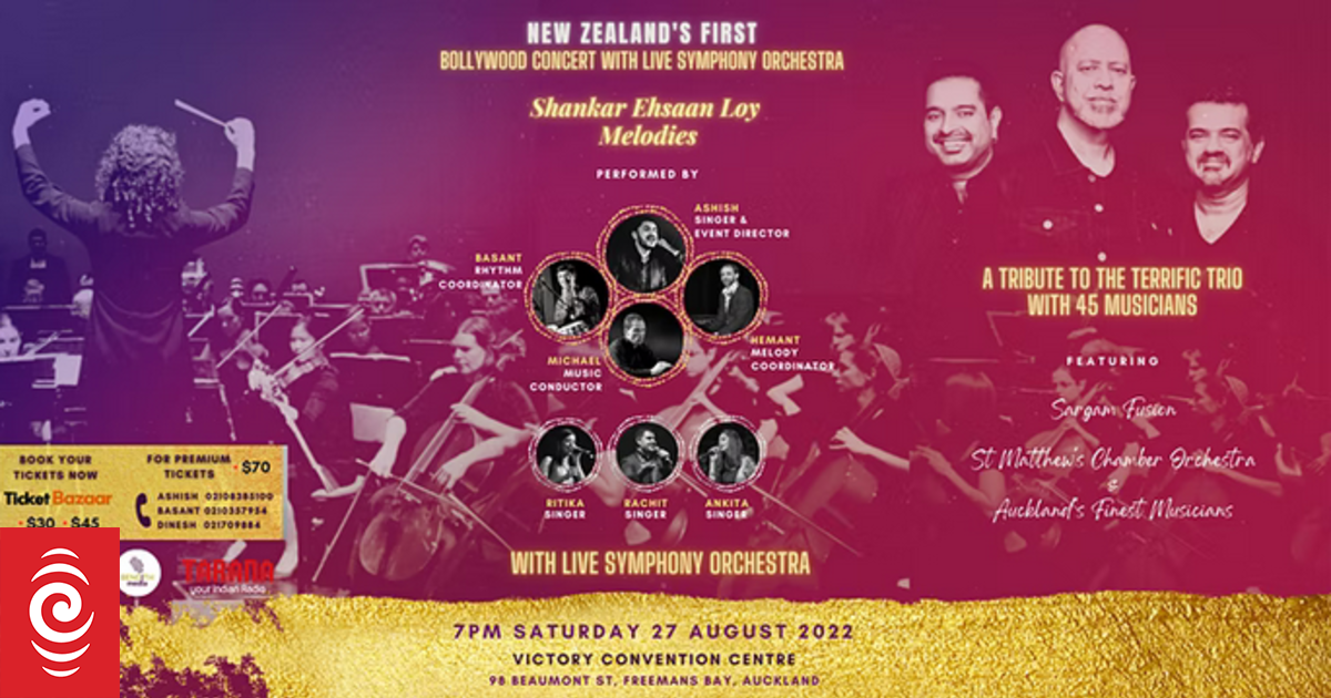 NZ's first Bollywood Concert with live Symphony Orchestra RNZ