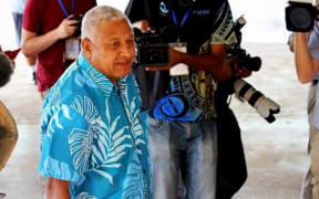 Fiji First leader Frank Bainimarama