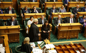 Prime Minister Jacinda Ardern was among 120 MPs being sworn in at Parliament.