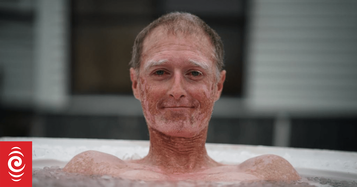 Ice in his veins: Cancer survivor attempts to break NZ’s unofficial ice-bath record for charity