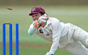The Black Caps wicketkeeper/batsman BJ Watling playing for Northern Districts.