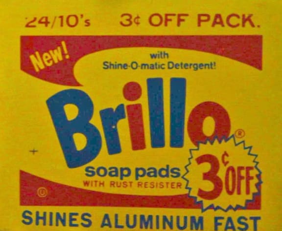 The Brillo Box made famous by Andy Warhol.