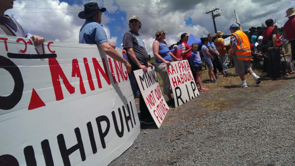 Ngati Hau led the anti-mining protest.