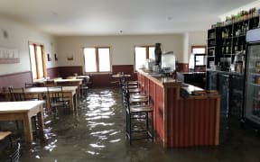 Sewage in the Tap and Dough Bistro in Middlemarch, central Otago.