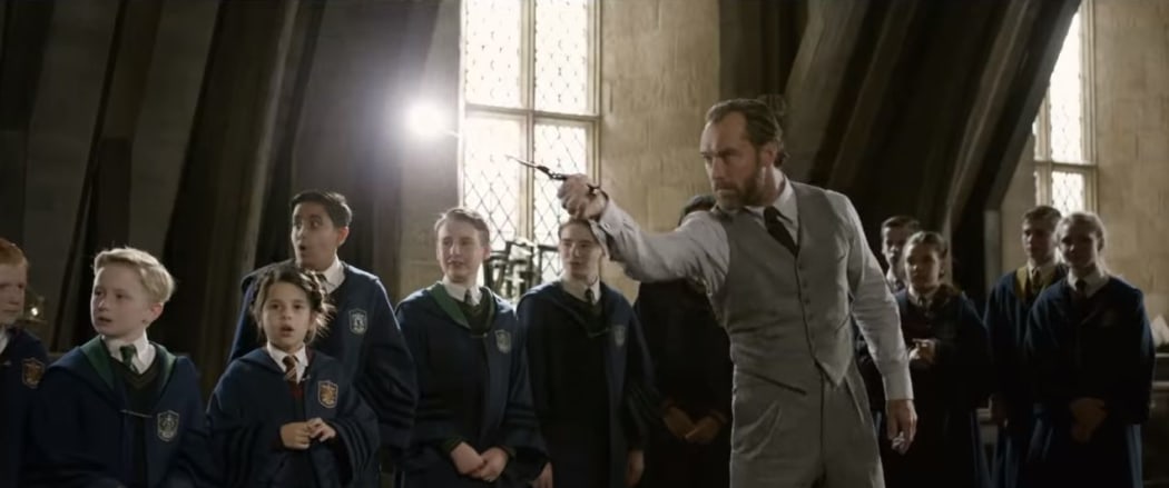 Jude Law plays a young Dumbledore in 'Fantastic Beasts The Crimes of Grindelwald'.
