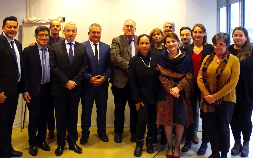 French Polynesia delegation in Paris for  bid to make 'ori tahiti traditional dance part of UNESCO's world heritage.