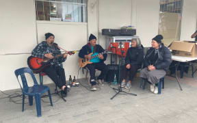 Local musicians in Ruatoria get together for a jam regularly each week.