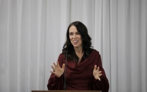 Prime Minister Jacinda Ardern at her announcement of a new business council.