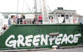 The Greenpeace vessel, Rainbow Warrior