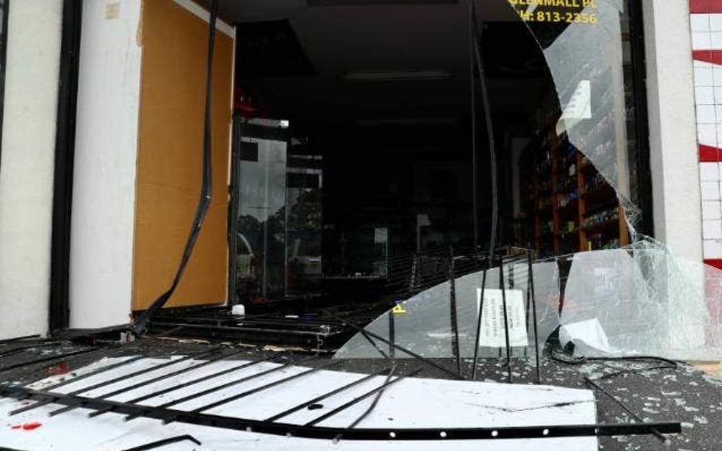 A West Auckland tobacco and vape shop will remain closed after a ram raid and robbery caused thousands of dollars of damage early on Saturday morning.
Wicked Habits on Glenmall Place in Glen Eden was hit around 1.30am on January 4.