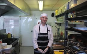 Summer chef in Antarctica Corporal Quentin Hathaway is on his first overseas deployment and without his family on Christmas.