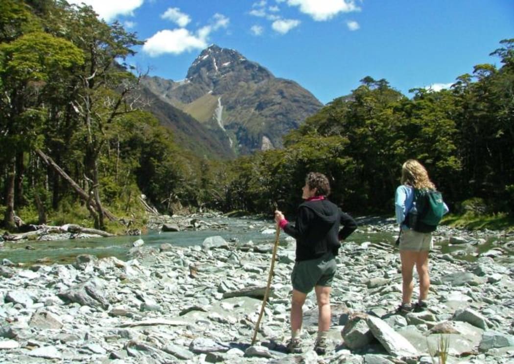 The Routeburn flat walk in the South Island.
