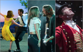 Images from La La Land, A Star is Born, The Greatest Showman.